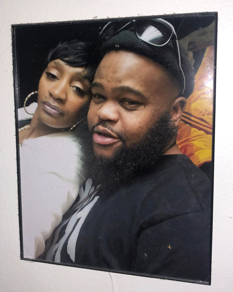 A picture of Antonio Houston and his fiancée